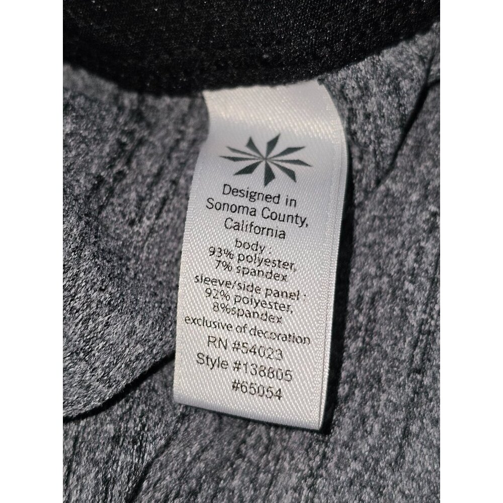 Athleta Women's Grey Running Wild 1/4 Zip Pullover Sweatshirt Top Size XS 1929 - Picture 8 of 11